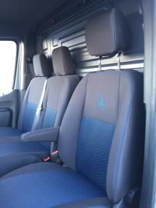 Mercedes Sprinter 1+2 2019 vzor č. 213 bok A + dvojité prošití